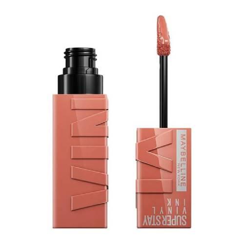 Miniaturka artykułu - MAYBELLINE SUPER STAY VINYL INK Pomadka do ust 105 GOLDEN, 4.2ml