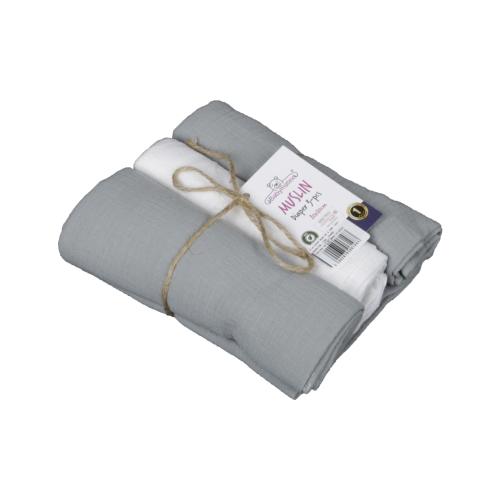Zdjęcie produktu - BabyMatex Pieluszki muślinowe 70x80cm Ciemnoszare, 3szt.