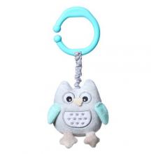 Zdjęcie produktu - BABYONO 442 Zabawka OWL SOFIA szaro- miętowa, 1szt.