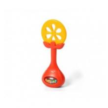 Zdjęcie produktu - BABYONO Edukacyjny gryzak z grzechotką JUICY ORANGE, 1 sztuka