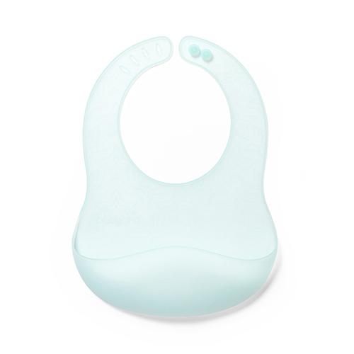 Zdjęcie produktu - BabyOno Silikonowy śliniak ultracienki 1598/01 błękitny
