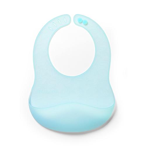 Zdjęcie produktu - BabyOno Silikonowy śliniak ultracienki 1598/03 niebieski