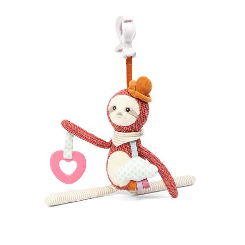 Zdjęcie produktu - BABYONO Zabawka edukacyjna - zawieszka do w&oacute;zka SLOTH LEON 1442