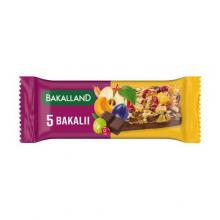 Zdjęcie produktu - BAKALLAND BA! Baton zbożowy 5 bakalii, 40g