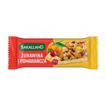 Zdjęcie produktu - BAKALLAND BA! Baton żurawina i pomarańcza, 40g