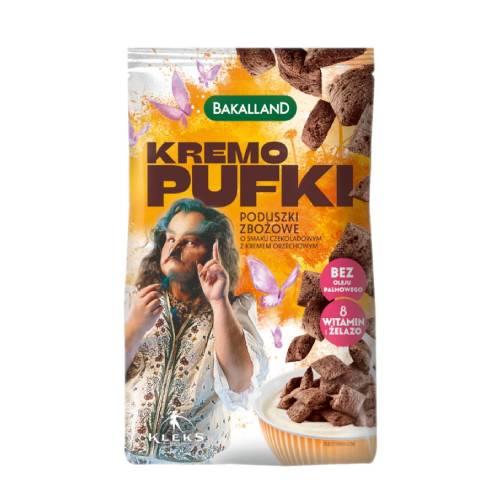 BAKALLAND Akademia Pana Kleksa Płatki śniadaniowe Kremo Pufki, 200g