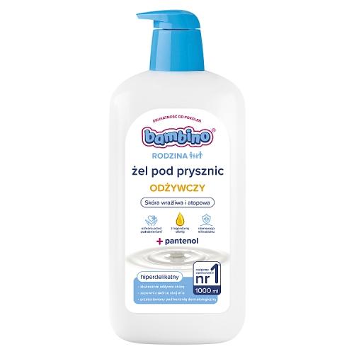 Zdjęcie produktu - Bambino Rodzina Żel pod prysznic odżywczy, 1000 ml