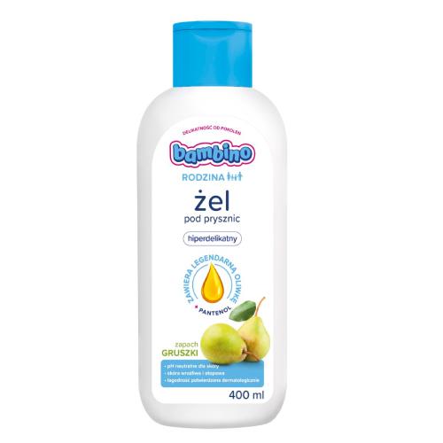 Zdjęcie produktu - BAMBINO Żel pod prysznic Gruszka, 400ml