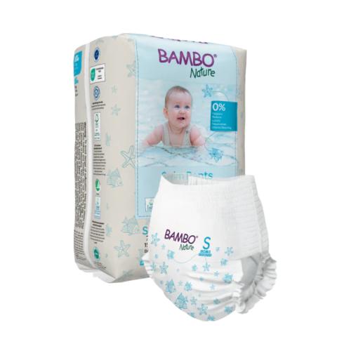 Zdjęcie produktu - BAMBO Nature Pieluszki do pływania rozmiar S 7-12 kg, 12 szt.