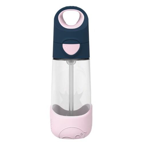 B.BOX Butelka tritanowa ze słomką Indigo Rose, 450ml