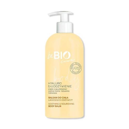 Zdjęcie produktu - BE BIO EWA CHODAKOWSKA Naturalny balsam do ciała z kwasem hialuronowym, siemieniem lnianym, bawełną, trehalozą, 350ml
