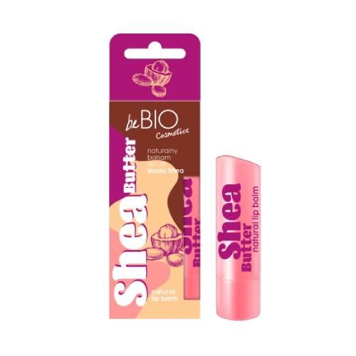Zdjęcie produktu - BE BIO Ewa Chodakowska Naturalny regenerujący balsam do ust Masło Shea, 5 g