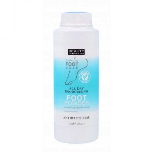Zdjęcie produktu - BEAUTY FORMULAS All Day Deodorising Foot Powder Antybakteryjny puder do st&oacute;p, 100g