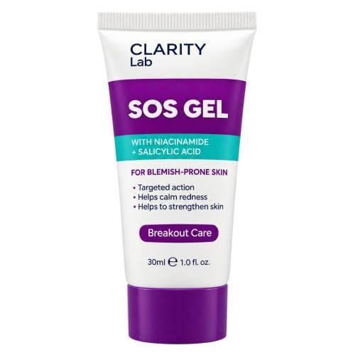 Zdjęcie produktu - Beauty Formulas Clarity Labs SOS Żel do mycia twarzy, 30 ml