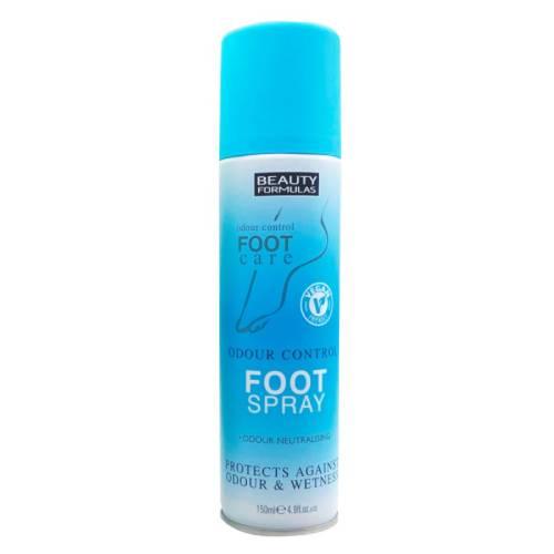 Zdjęcie produktu - BEAUTY FORMULAS Dezodorant do st&oacute;p, 150ml USZKODZONE- KORKA BRAK.
