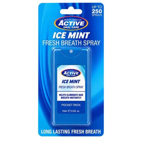 Zdjęcie produktu - Beauty Formulas Ice Mint Odświeżacz do ust kieszonkowy, 15 ml
