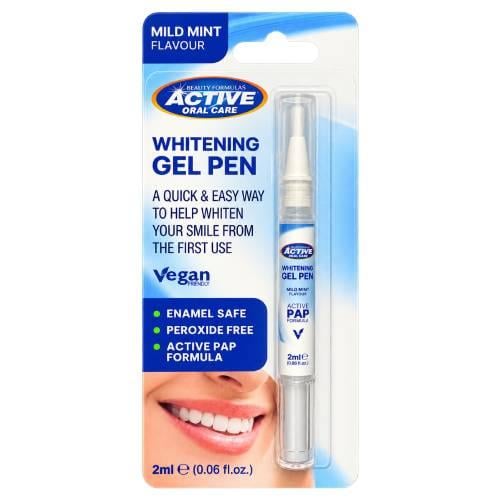 Zdjęcie produktu - Beauty Formulas Whitening Gel Pen Wybielający żel do zęb&oacute;w, 2 ml