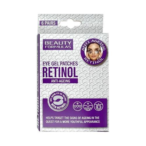 Zdjęcie produktu - Beauty Formulas Przeciwstarzeniowe płatki pod oczy z retinolem, 6 par
