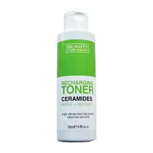 Zdjęcie produktu - Beauty Formulas Recharging Toner Ceramides Regenerujący tonik z ceramidami, 150 ml