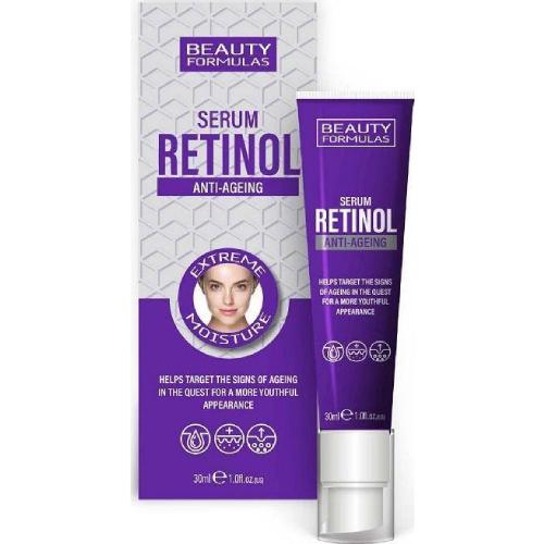 Zdjęcie produktu - BEAUTY FORMULAS RETINOL Anti-Ageing Serum nawilżające do twarzy, 30ml
