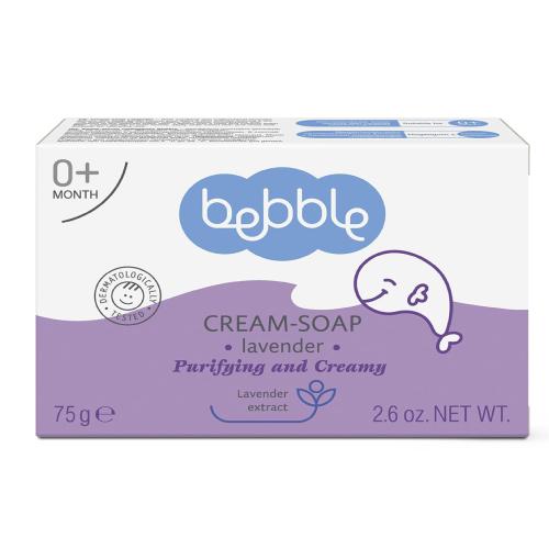 Zdjęcie produktu - BEBBLE Mydło lawendowe w kostce dla dzieci, 75g