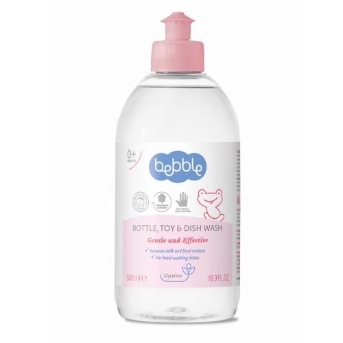 Zdjęcie produktu - BEBBLE Płyn do mycia butelek, zabawek i naczyń, 500ml