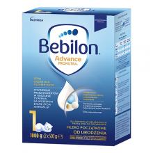 Bebilon Advance Pronutra 1 Mleko początkowe dla niemowląt od urodzenia, 1000 g (2 x 500 g)