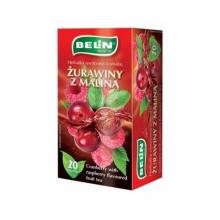 Zdjęcie produktu - BELIN Herbata żurawina i malina, 20 torebek