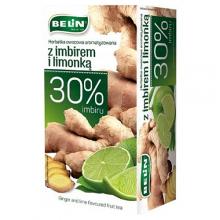 Zdjęcie produktu - Belin Herbatka owocowa Imbir z limonką - 20 torebek