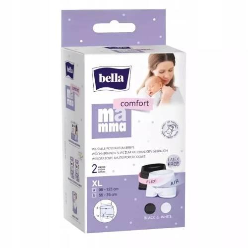 Zdjęcie produktu - Bella Mamma comfort wielorazowe majtki poporodowe XL, 2 szt USZKODZONE OPAKOWANIE TEKTUROWE