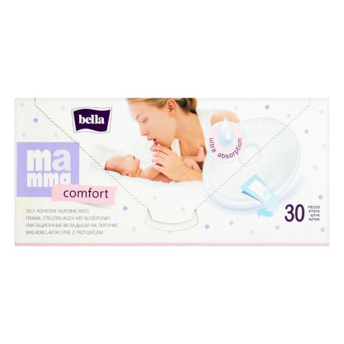 BELLA MAMMA COMFORT Wkładki laktacyjne z przylepcem, 30 sztuk