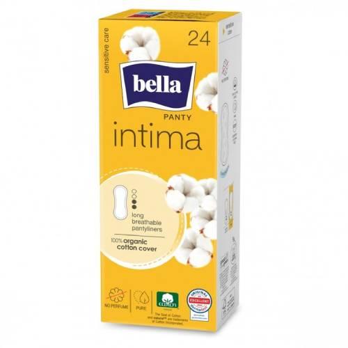 Zdjęcie produktu - BELLA Panty Intima Long Ultracienkie wkładki higieniczne, 24szt. USZKODZONE OPAKOWANIE