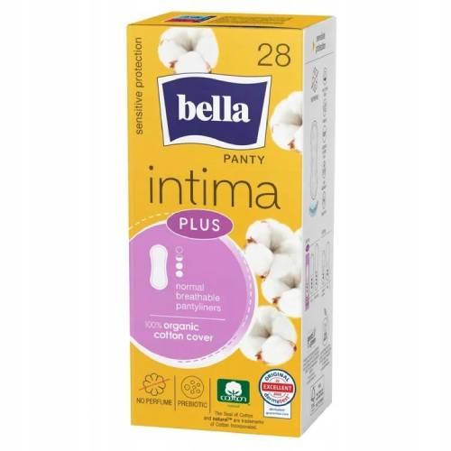 Zdjęcie produktu - BELLA Panty Intima Plus Ultracienkie wkładki higieniczne, 28 sztuk