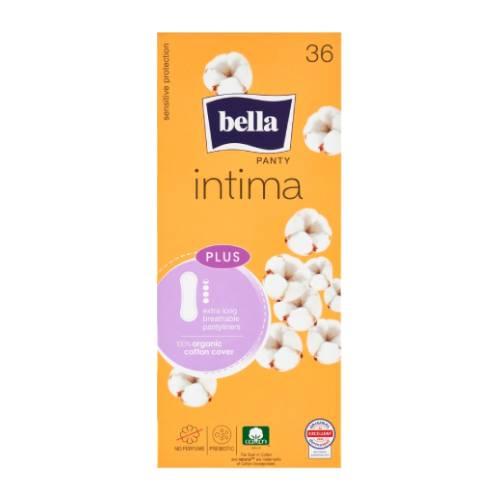 Zdjęcie produktu - Bella Panty Intima Plus Ultracienkie wkładki higieniczne Extra long, 36 szt.