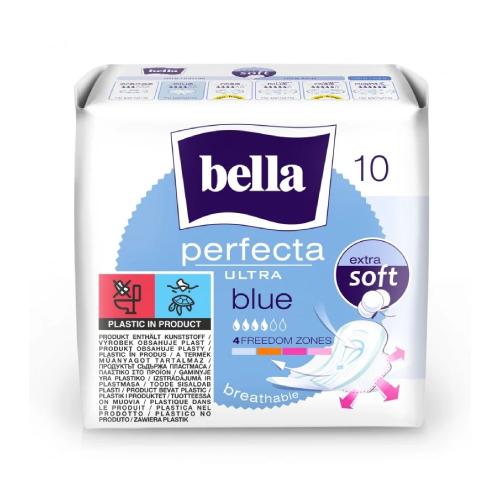 Zdjęcie produktu - BELLA Podpaski Perfecta Ultra Blue, 10szt.