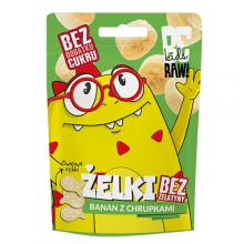 Zdjęcie produktu - BeRAW Kids Żelki Banan z chrupkami, 35 g