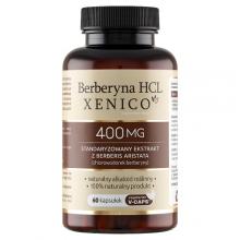 Zdjęcie produktu - Berberyna HCL XENICO 400mg, 60kaps.
