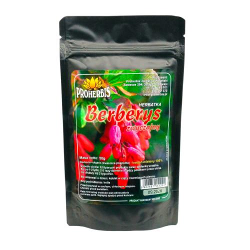 Zdjęcie produktu - Proherbis Berberys zwyczajny Herbata, 50 g