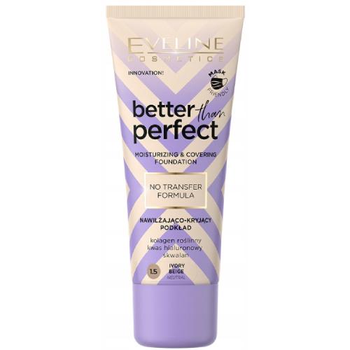 EVELINE Better Than Perfect Nawilżająco - kryjący podkład 1.5 Ivory Beige, 30ml
