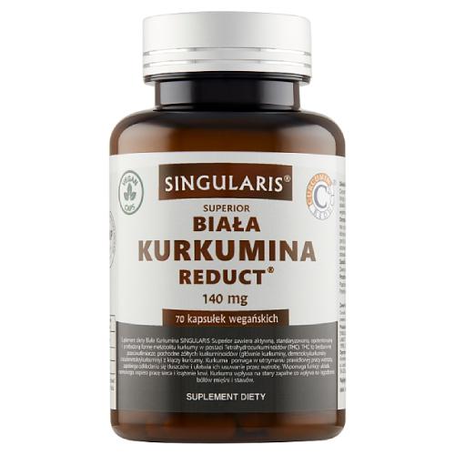 Zdjęcie produktu - SINGULARIS Superior Biała kurkumina Reduct, 70kaps.