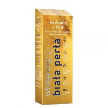 Zdjęcie produktu - BIAŁA PERŁA WHITENING Kurkuma + Q10 Pasta do zęb&oacute;w bez przebarwień, 75ml