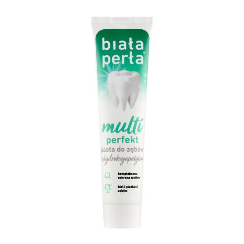 Zdjęcie produktu - BIAŁA PERŁA MultiPerfekt Pasta do zęb&oacute;w z hydroksyapatytem, 100ml