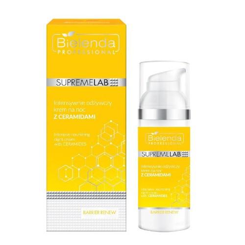 Zdjęcie produktu - BIELENDA PROFESSIONAL SUPREMELAB Barrier Renew Intensywnie odżywczy krem na noc z ceramidami, 50ml