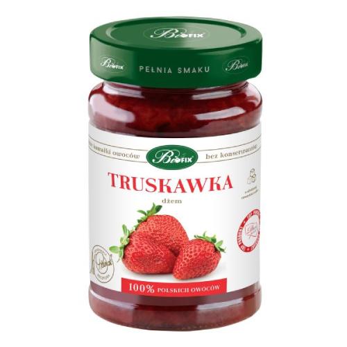 Zdjęcie produktu - BiFix Dżem Truskawka o obniżonej zawartości cukru, 290g