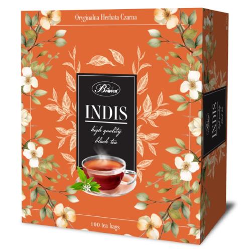 Zdjęcie produktu - BiFix INDIS Herbata czarna, 200g (100x2g)