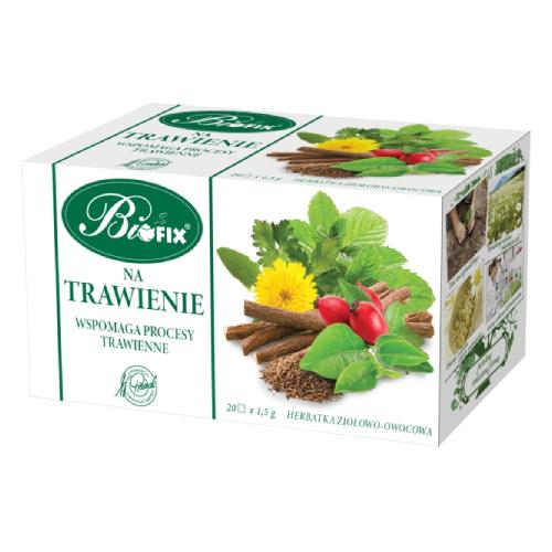 Zdjęcie produktu - BiFix Na trawienie Herbatka ziołowo-owocowa ekspresowa, 20x1,5g
