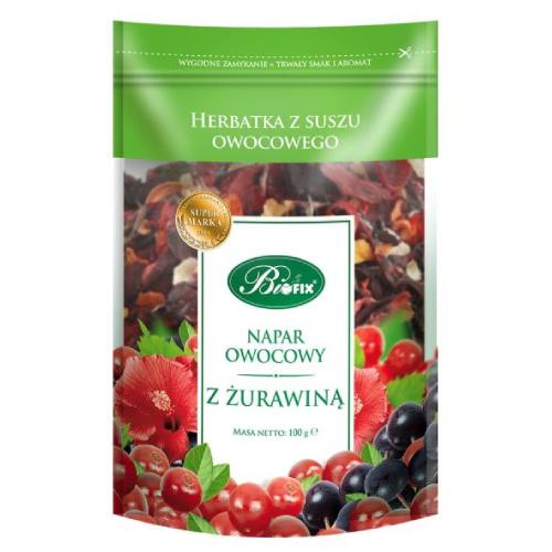 Zdjęcie produktu - BiFix Napar owocowy z żurawiną, 100g