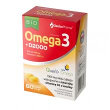 Zdjęcie produktu - BIO Omega3 + D2000, 60 kapsułek BRAK OPAKOWANIA
