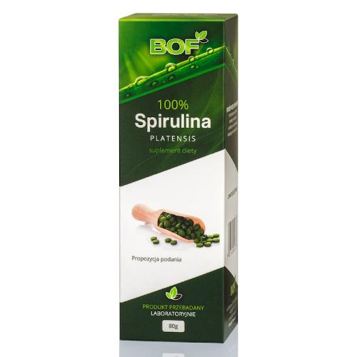 Zdjęcie produktu - BIO ORGANIC FOODS 100% BIO Spirulina Platensis, 80 g (400 tabletek)