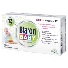Zdjęcie produktu - BIOARON BABY 12m+, 30 kapsułek wyciskanych - suplement diety z DHA i witaminą D dla dzieci